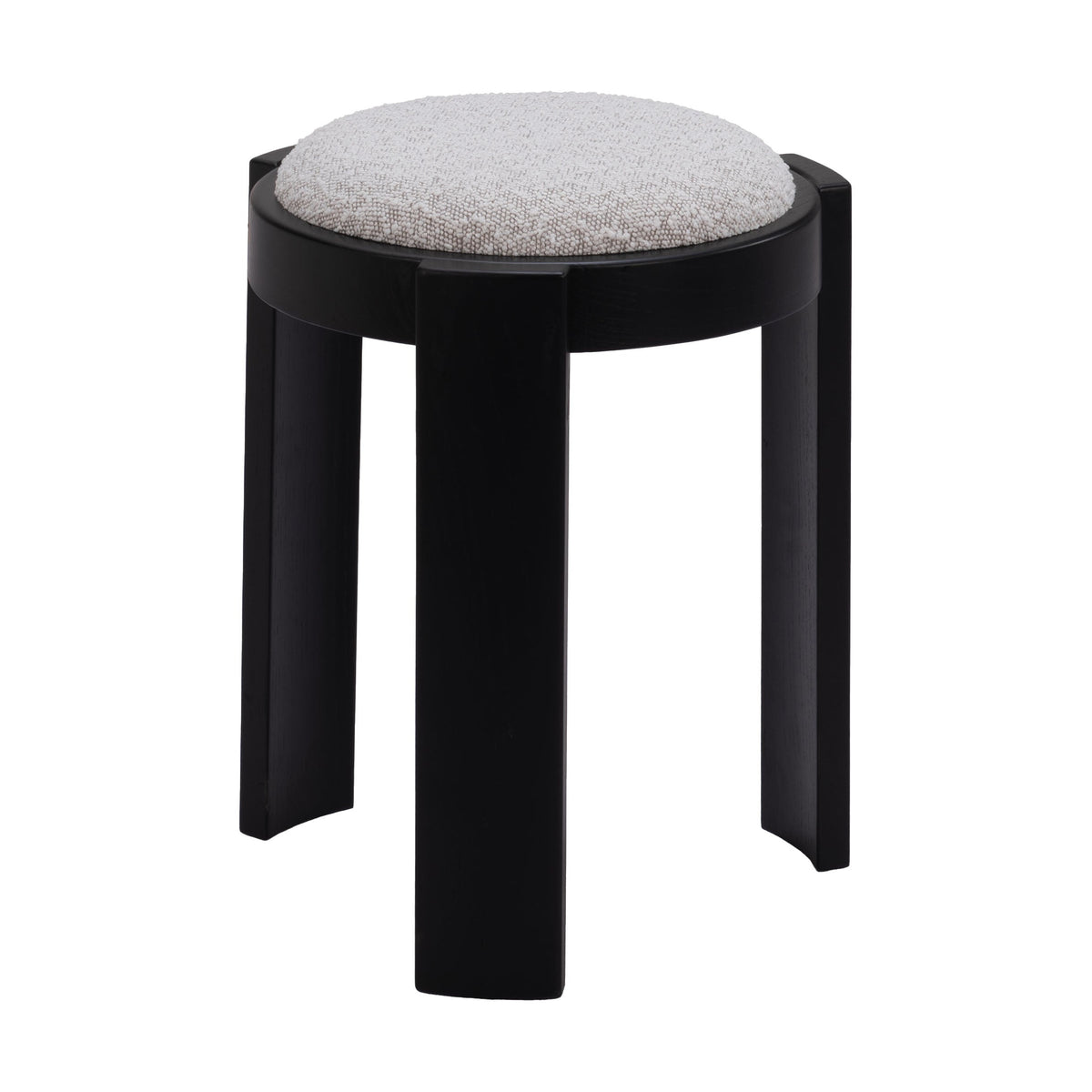 Banjul Misty Gray Ottoman