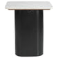 Fiora White & Black Side Table