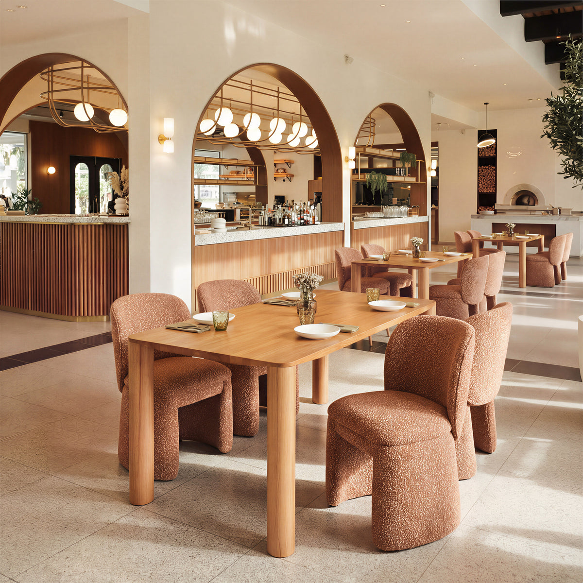Eazy Dining Table in Natural