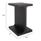 Bama Black Side Table