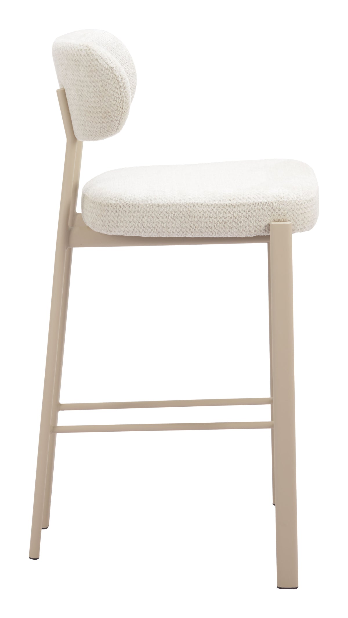 Aurea Light Gray Barstool (Set of 2)