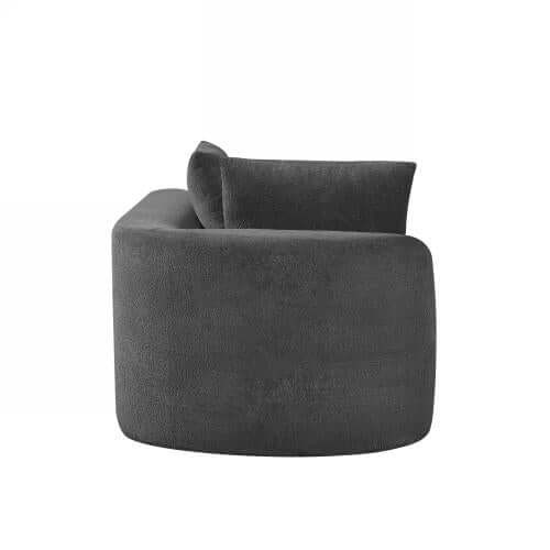 Modern Curved Foam Sofa 116"