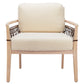 Wezly Ivory Accent Chair