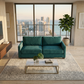 Damon American-Made Sofa – 92" Custom-Fabric Sofa - Hepburn Teal - Fabric (1)