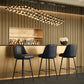 Keppel Swivel Barstool in Black & Bronze