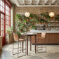 Verbena Brown Barstool (Set of 2)