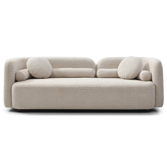 Fenella Cloud Sofa in Light Beige (3-Seat Sofa 88.6")
