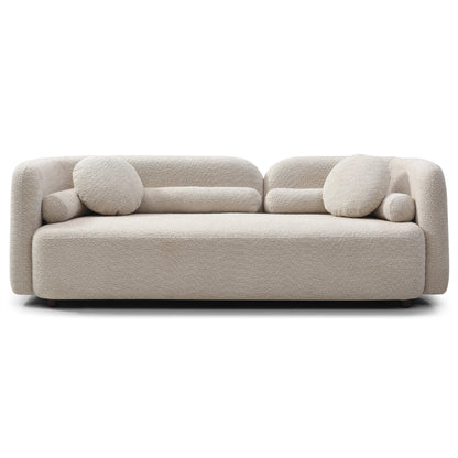 Fenella Cloud Sofa in Light Beige (3-Seat Sofa 88.6")