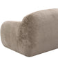 Adell Faux Fur 2-Piece Living Room Set – 84" Sofa & Swivel Chair Set – view 9