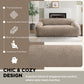 Adell Faux Fur Upholstered Sofa – 84" Sculptural Stationary Sofa – view 11