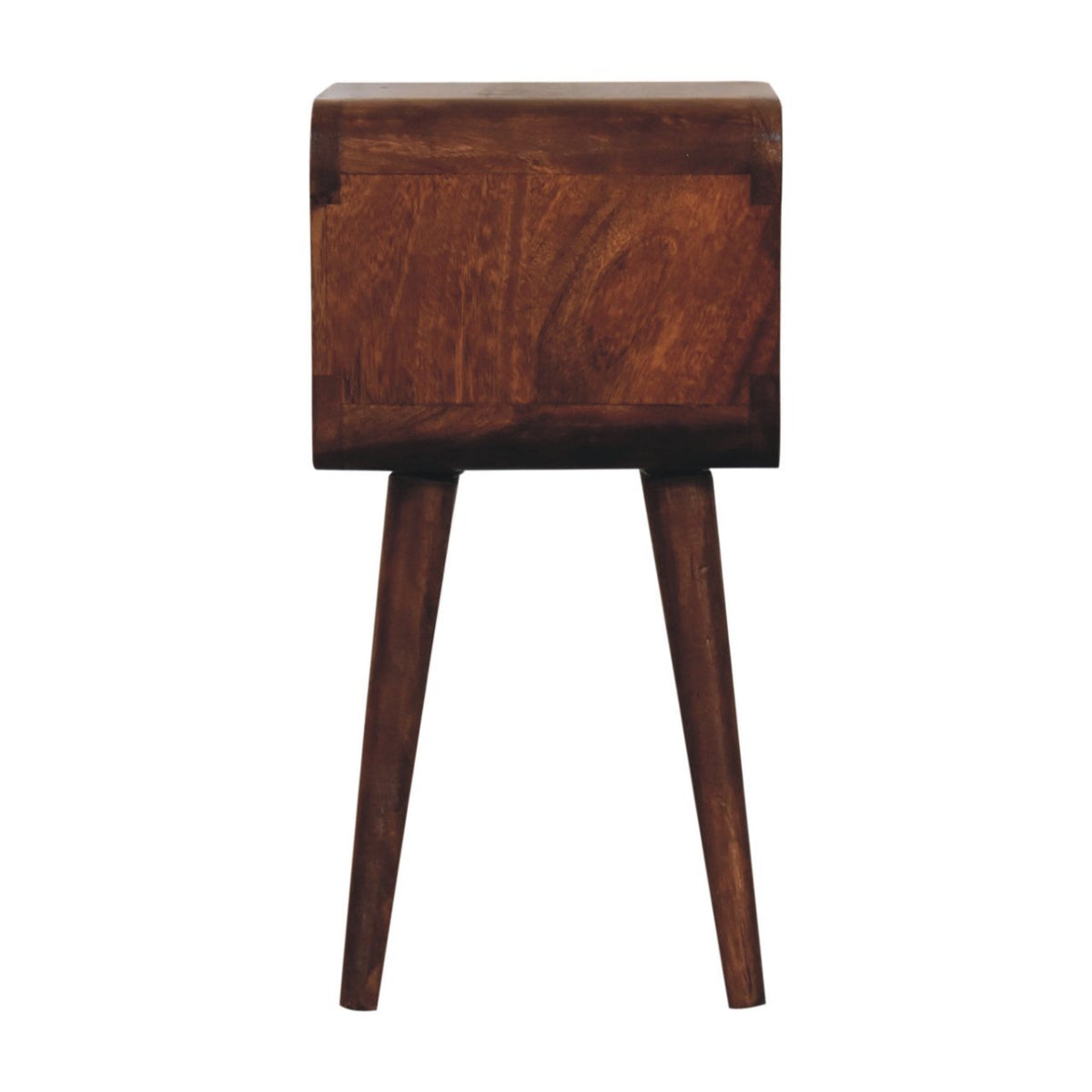 Adelric Caramel Solid Wood Nightstand – view 3