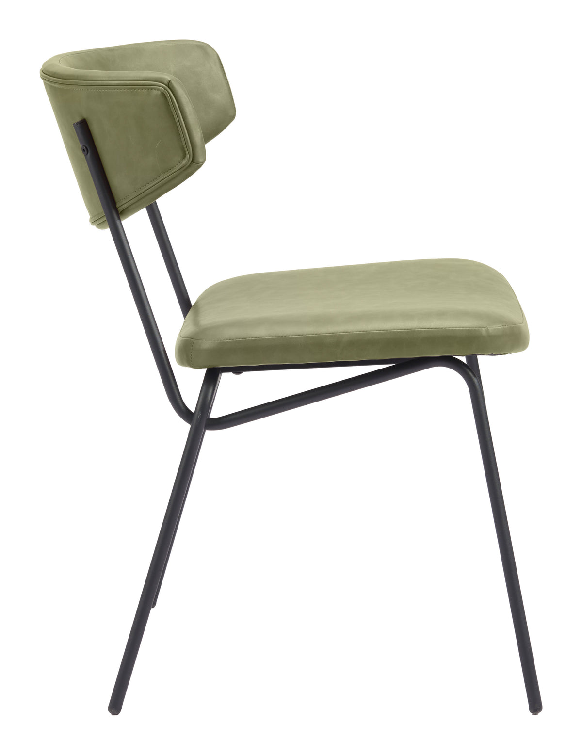 Charon Dining Chair (Set of 2) in Green