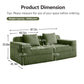 Elsin Corduroy Modular Sofa
