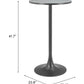 Bite Bar Table in Gray & Black