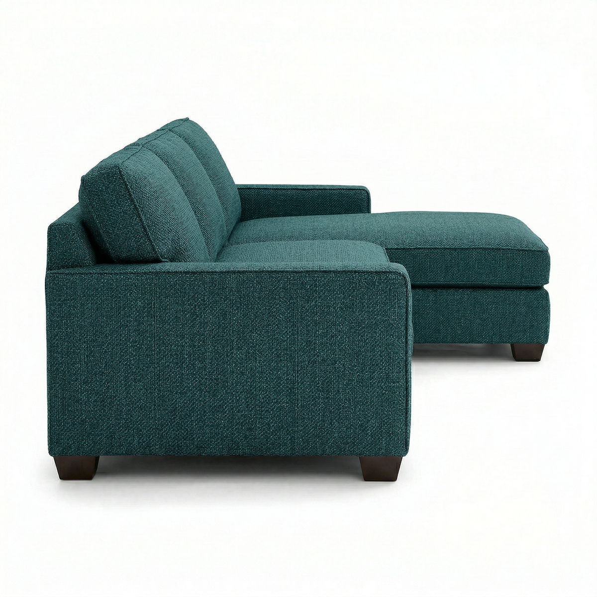Clifford L-Shaped Sectional Sofa – Made in USA, 9 Fabric Options - Hepburn Teal - Fabric (10)