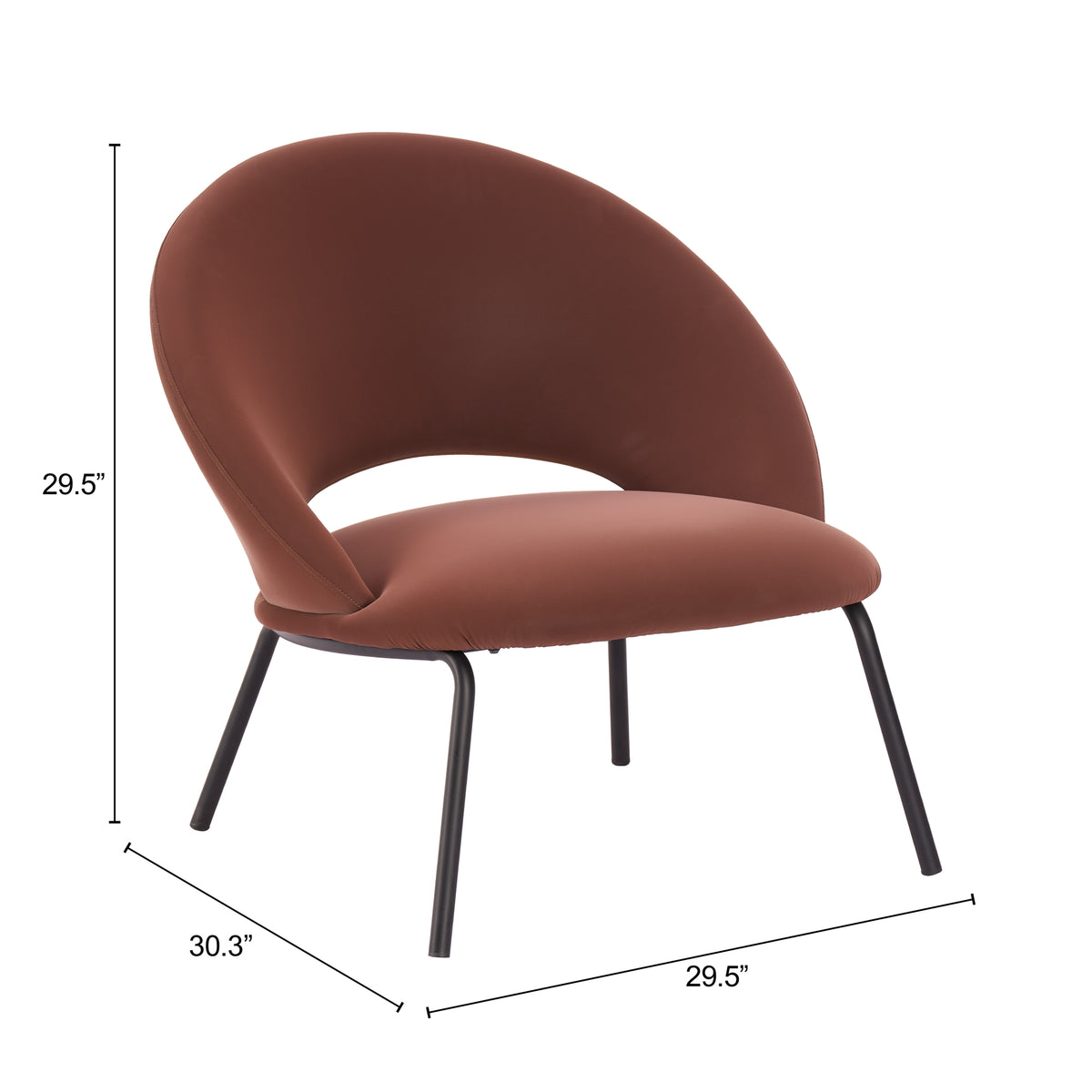 Zurich Brown Accent Chair