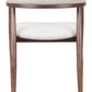 Goka Beige & Walnut Dining Chair