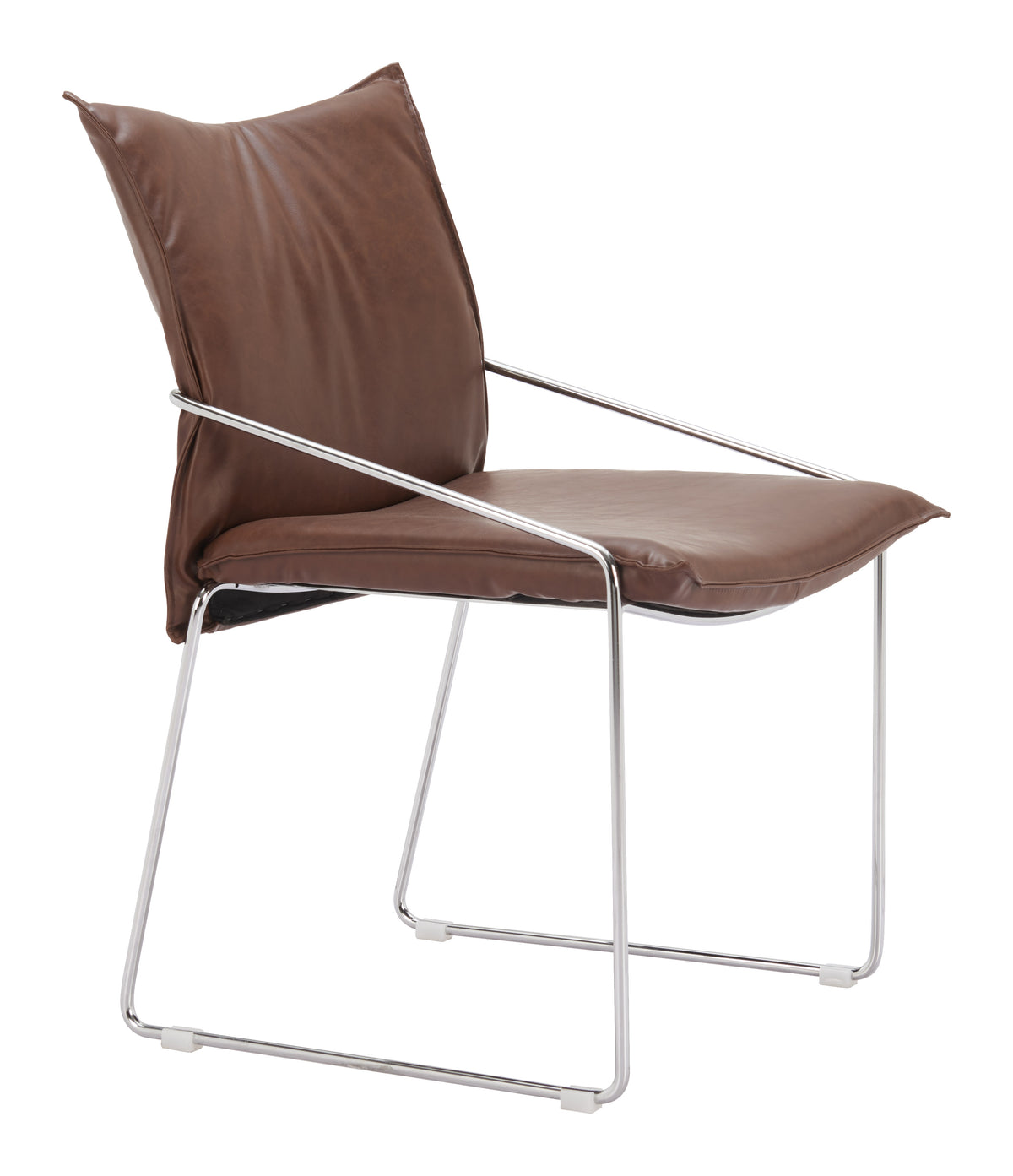Pola Dining Chair (Set of 2) in Brown