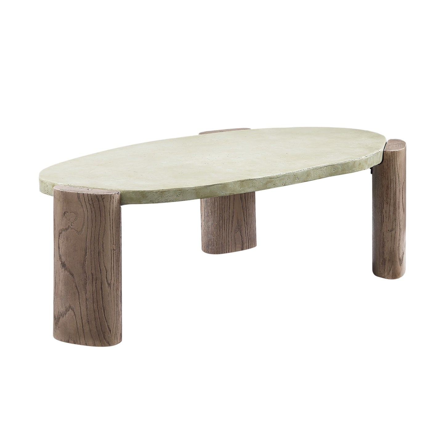 Jacinda Oak Concrete Coffee Table