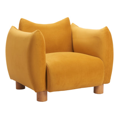 Meia Mustard Accent Chair