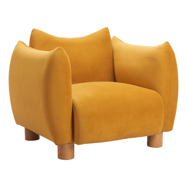 Meia Mustard Accent Chair