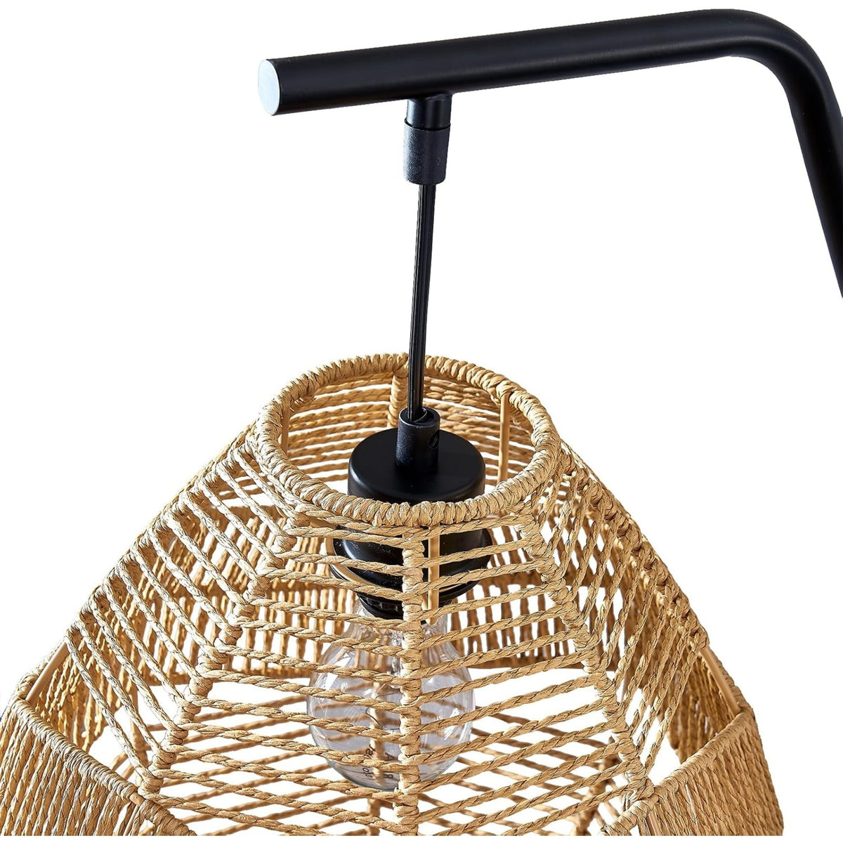 Ferris Rattan Arc Floor Lamp
