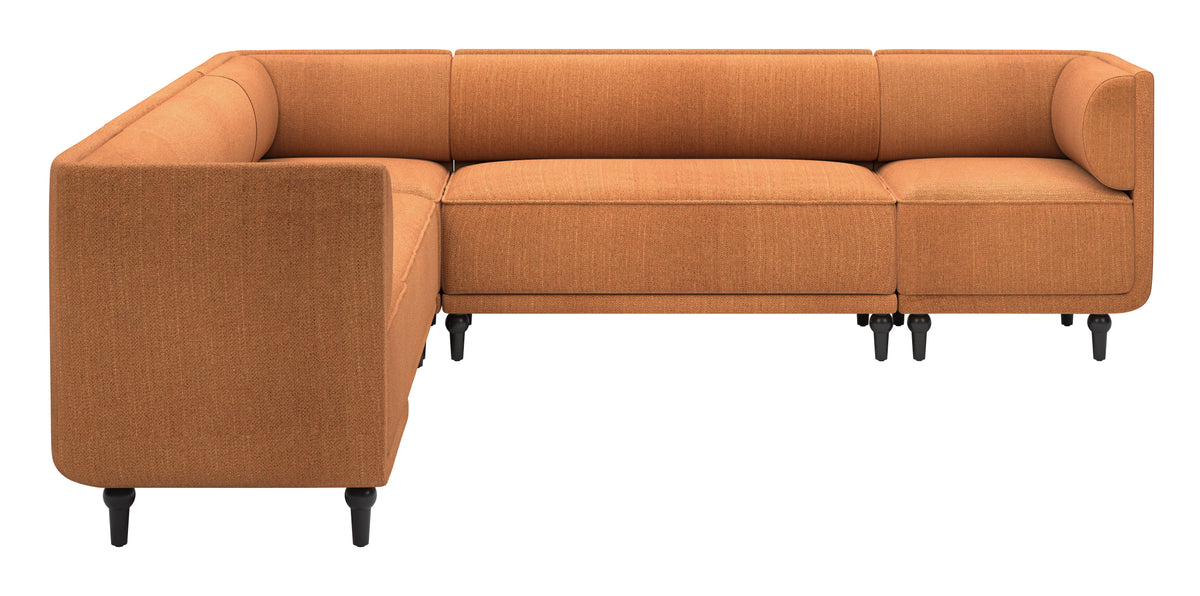 Malben Brown Corner Chair