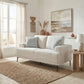 Ellery Chenille Loveseat Taupe