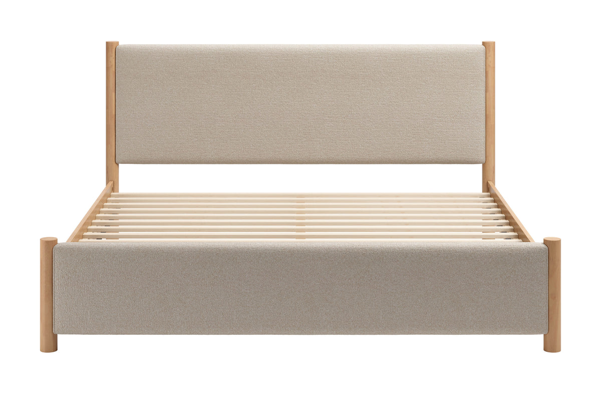 Hadi Beige & Natural King Bed