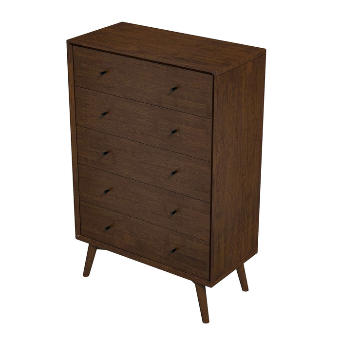 Caroline MCM Solid Wood Bedroom Storage Dresser – in room setting