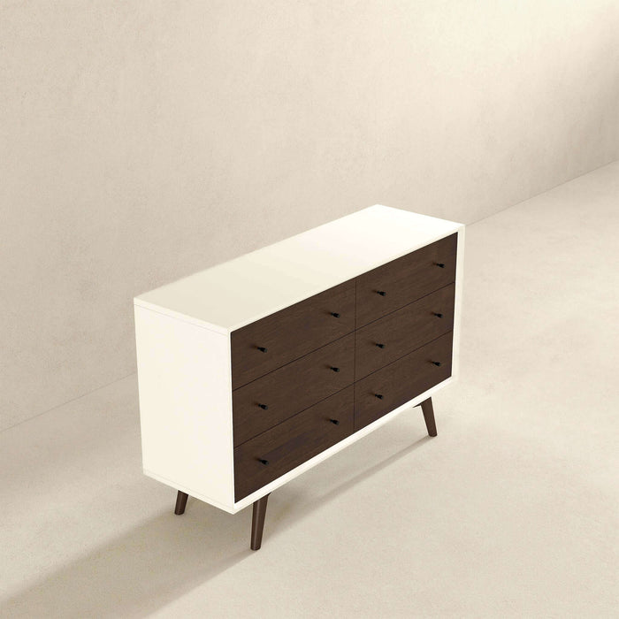 Caroline MCM Solid Wood Bedroom Storage Dresser – in room setting