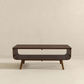 Alice Solid Wood 2 Tier Coffee Table in Walnut 44” - Revel Sofa 