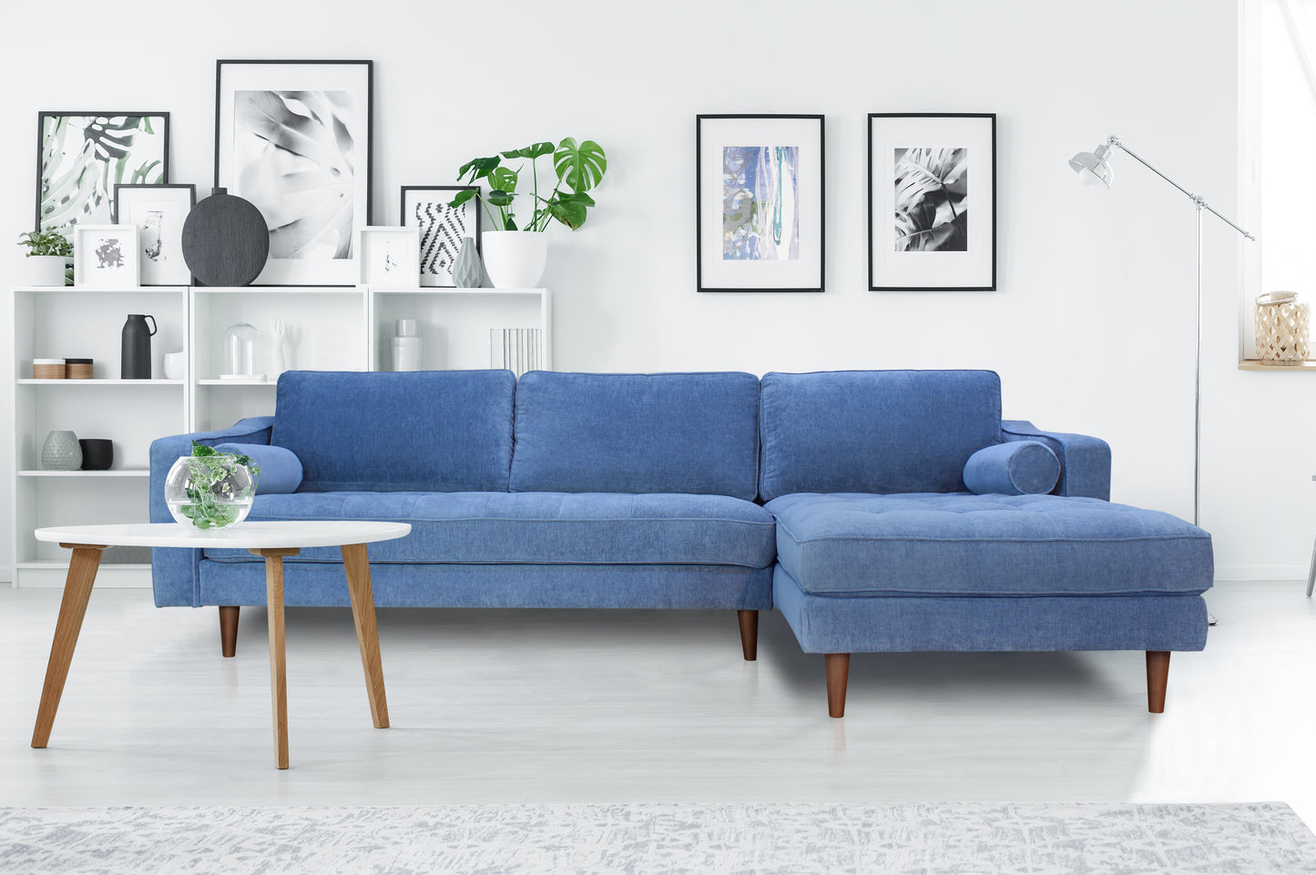 Anderson Denim Blue Upholstered Sectional Sofa – 105" Right-Arm Facing Sectional – view 8