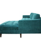 Anderson Turquoise Upholstered Sectional Sofa – 105" Right-Arm Facing Sectional – view 4