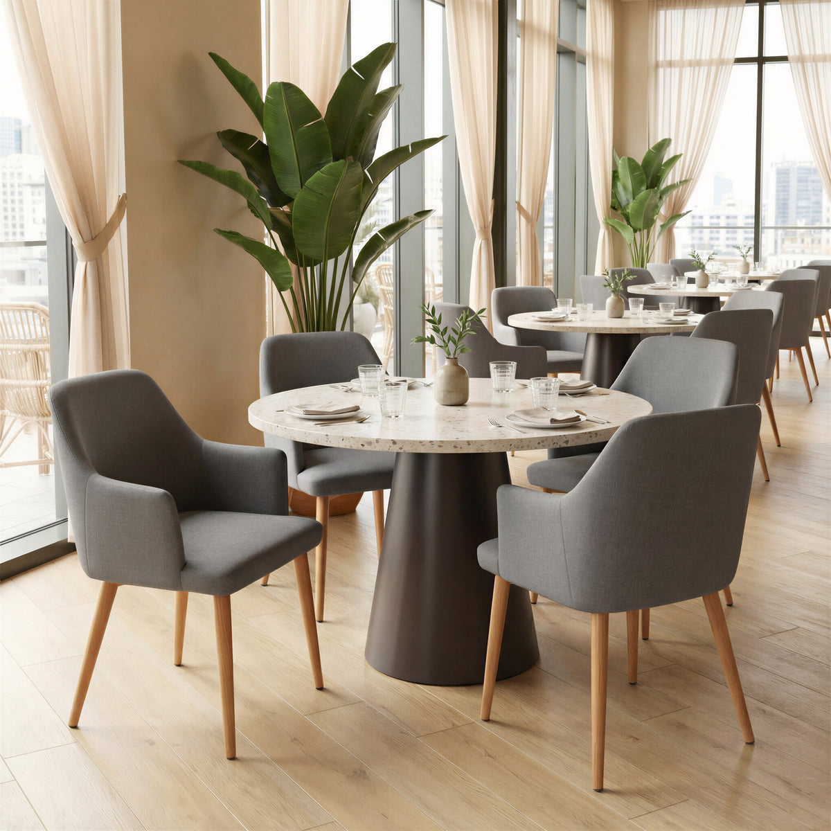 Wisom Gray Dining Chair (Set of 2)
