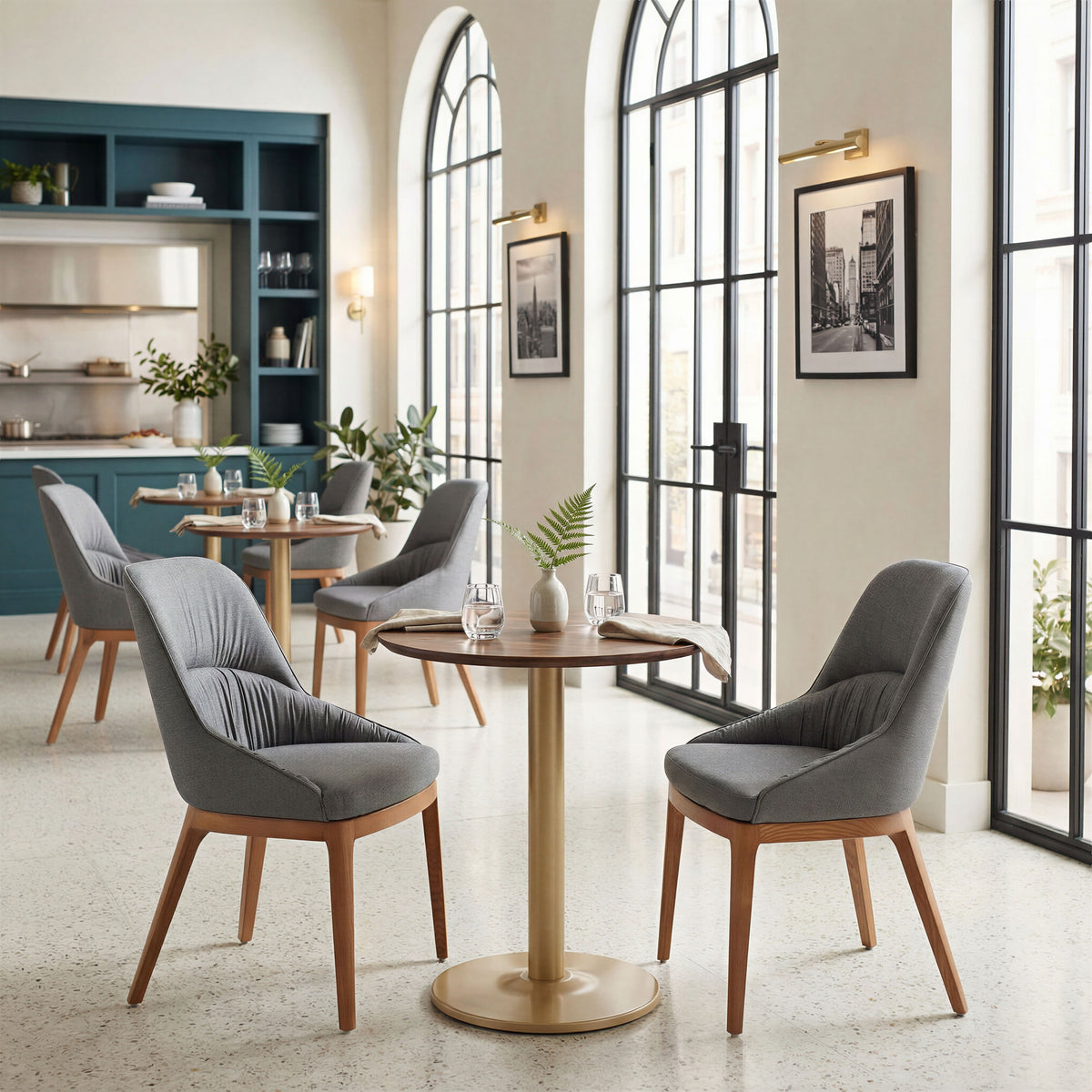 Ayr Dining Chair (Set of 2) in Slate Gray