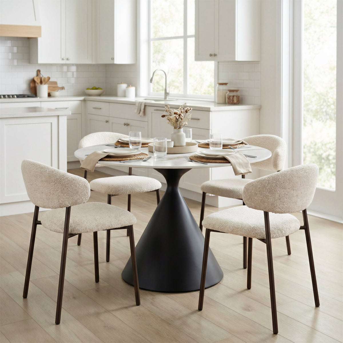 Seville Dining Chair (Set of 2) in Cloud Beige