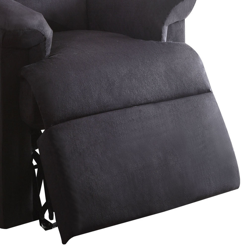 Arcadia Black Woven Fabric Motion Recliner – 35" Wide Motion Recliner – view 3