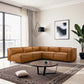 Findlay Vegan Leather Corner Sofa Sectional 103"