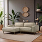 Kerrville Top-Grain Leather Chaise Sofa Sectional (2 Colors)