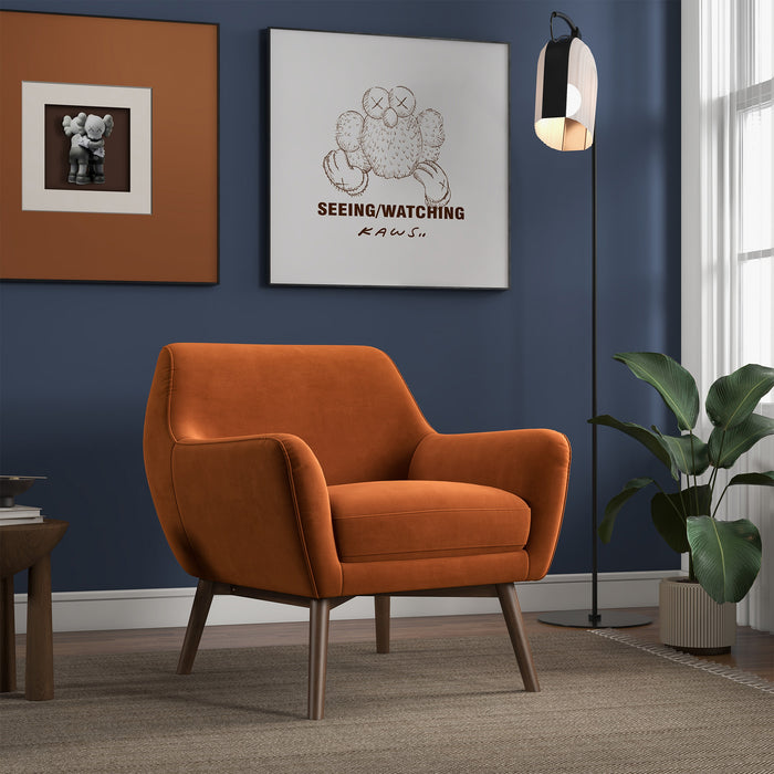 Panom MCM Lounge Chair – in room setting