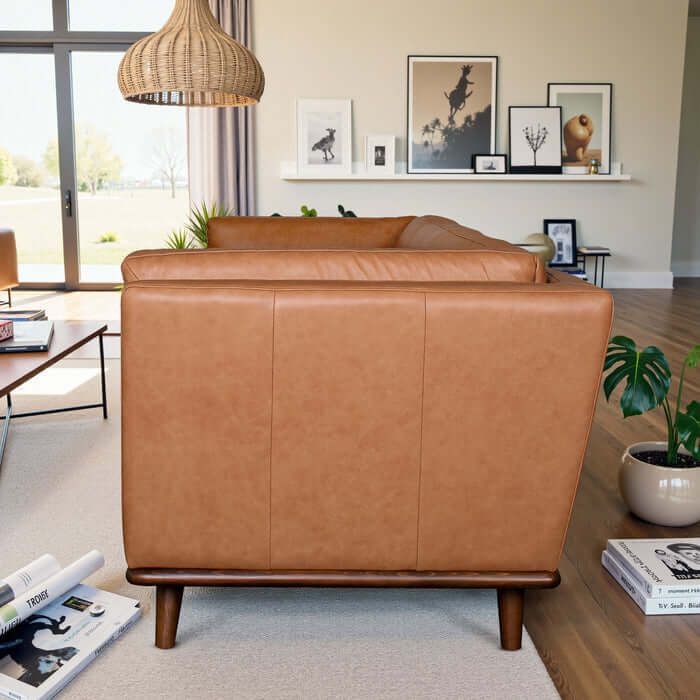 Phoenix MCM Premium Leather Sofa 86W