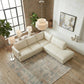 Glander Leather Sectional Chaise Sofa – 108” Modern L-Shaped Sofa (Top-Grain / PU Leather, Deep Seating)