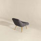 Aubrey Tufted Boucle Lounge Chair – Modern Armless Accent Chair (2 Colors) in soft boucle fabric.