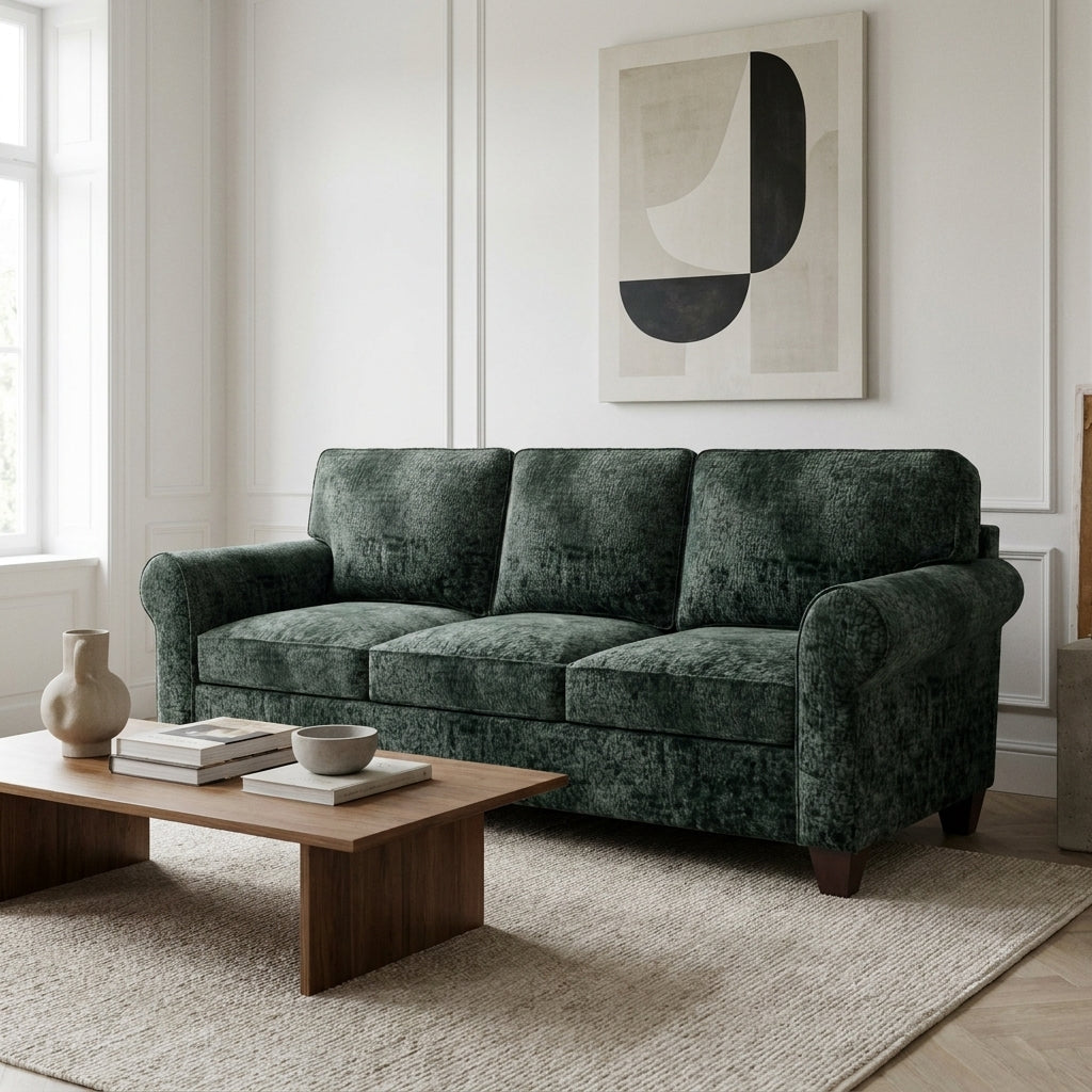 Augusta Sofa – Made in USA, 5-Day Shipping, Custom Fabric Options, Classic Sofa Wholesale Furniture – view 2