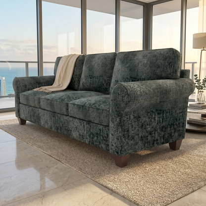 Augusta Sofa – Made in USA, 5-Day Shipping, Custom Fabric Options, Classic Sofa Wholesale Furniture – view 3