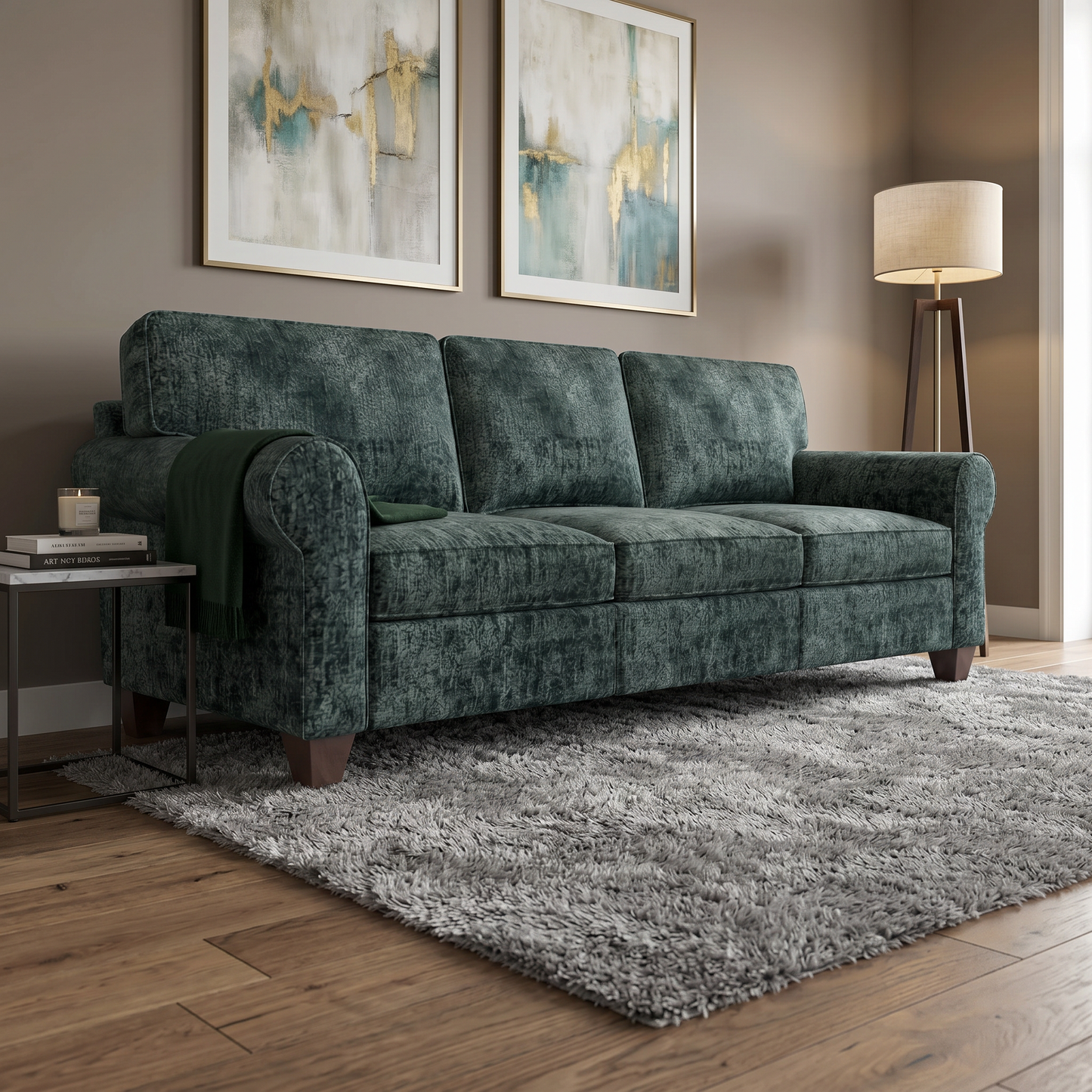 Augusta Sofa – Made in USA, 5-Day Shipping, Custom Fabric Options, Classic Sofa Wholesale Furniture – view 4