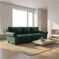 Augusta Sofa – Made in USA, Custom Fabric Options, 83" Classic Design – view 2