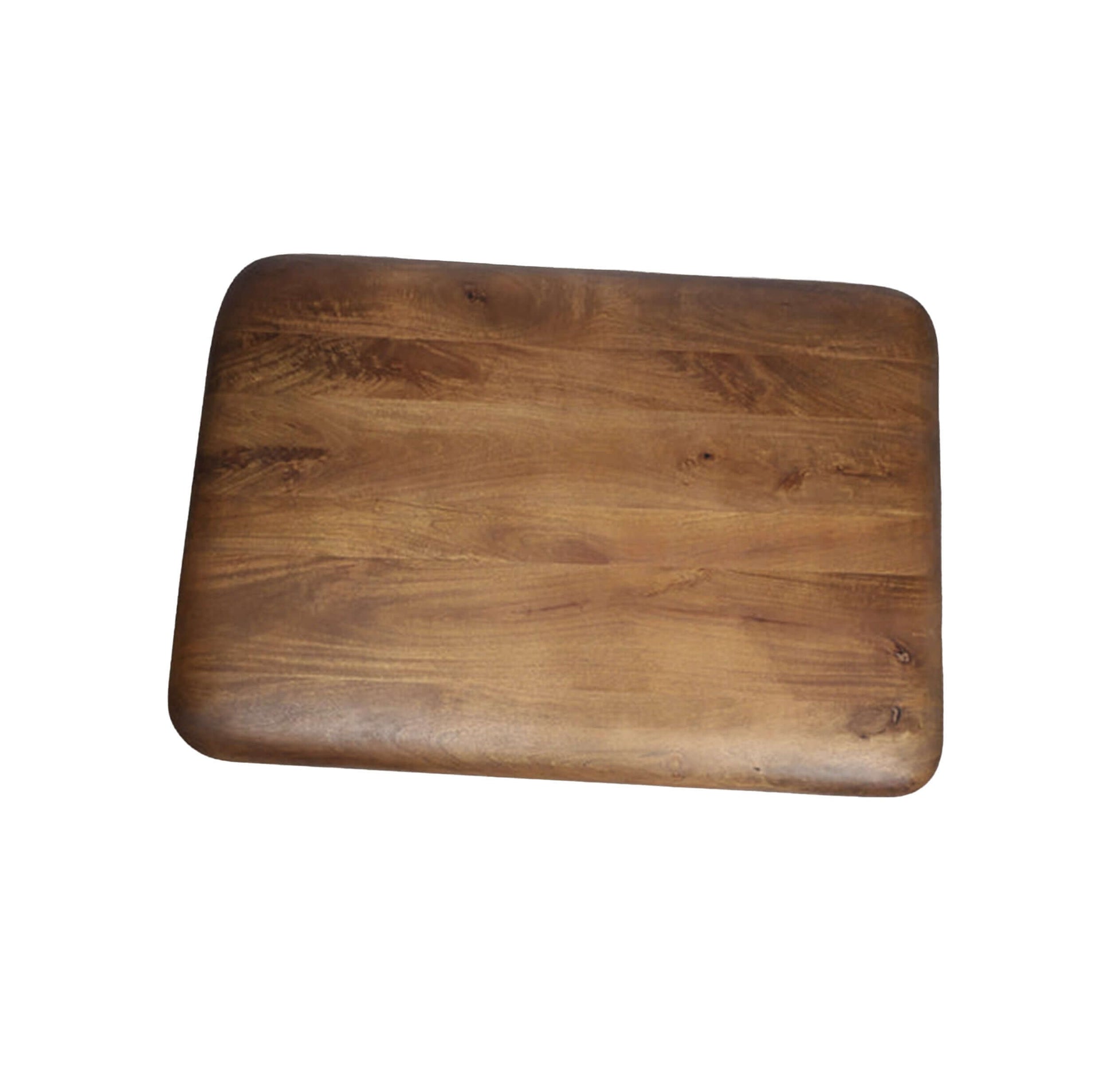 Aurelius Low Profile Round Edge Solid Wood Coffee Table (39") – Handcrafted Modern Coffee Table showcasing rich natural wood.