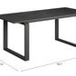 Sundar Black Dining Table